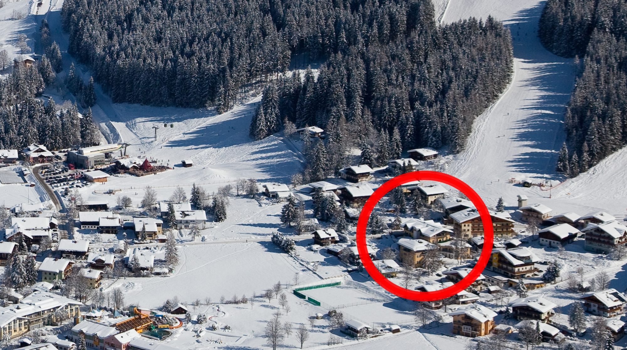 Widok na Hotel Alpina