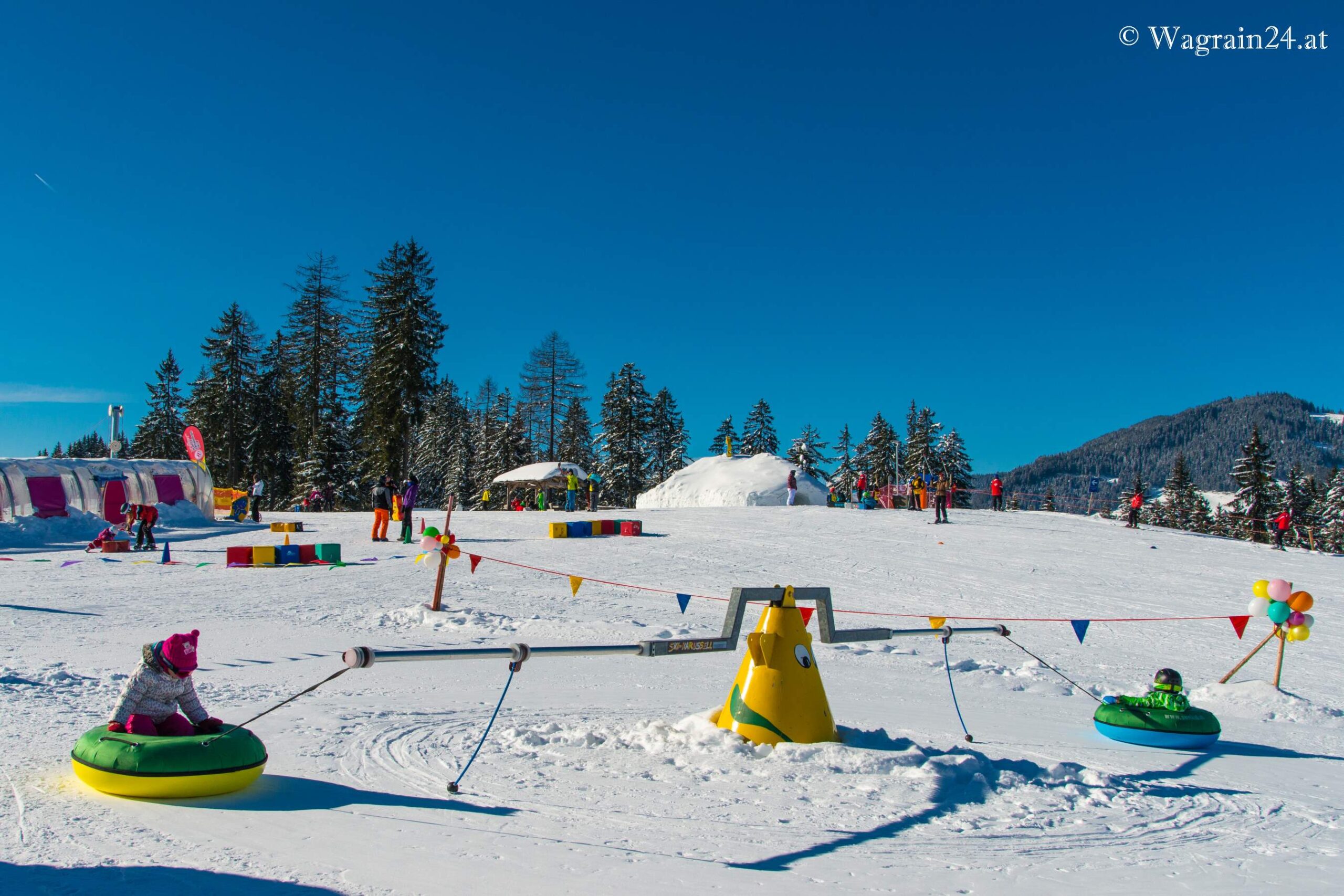 Tubing-Karussell bei Wagrainis Winterwelt