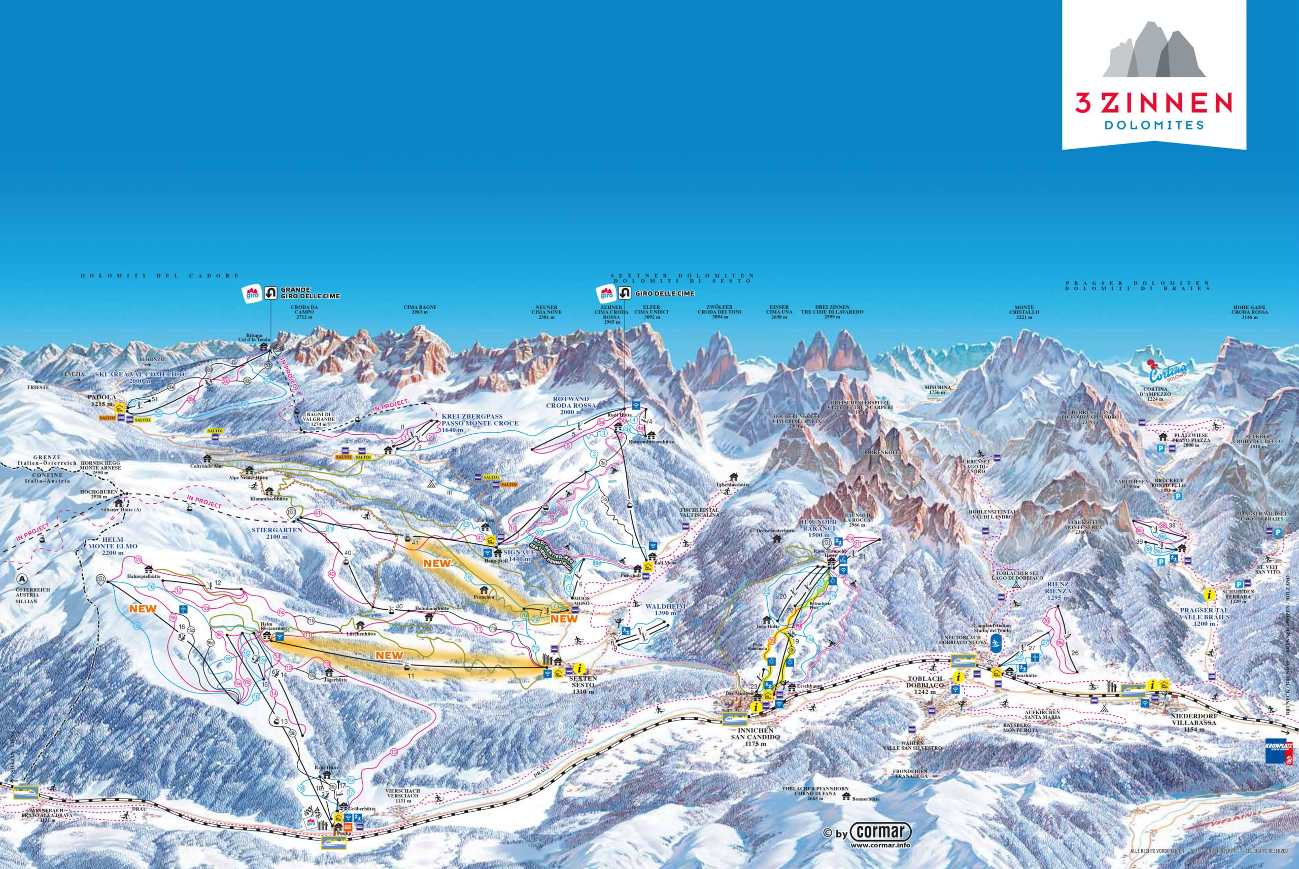 3 Zinnen Dolomites z PortaSki